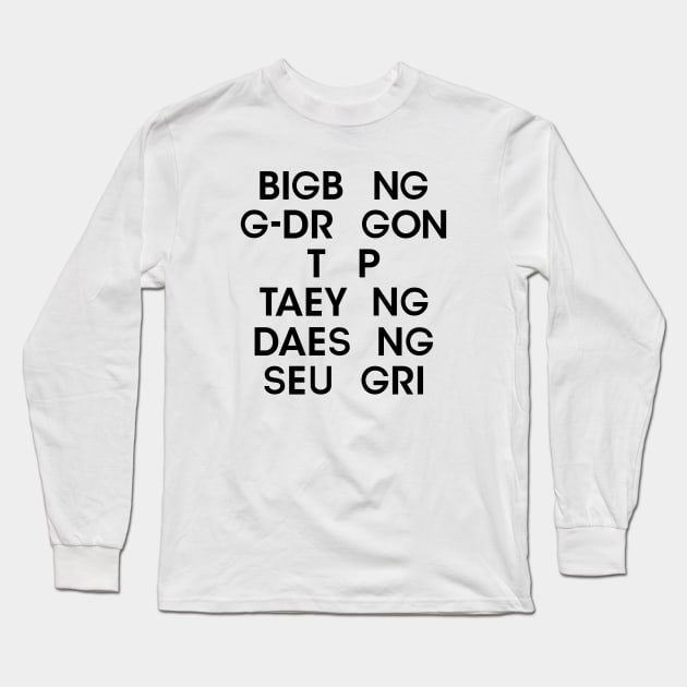 BIGBANG PEACEMINUSONE Poster Long Sleeve T-Shirt by TDD